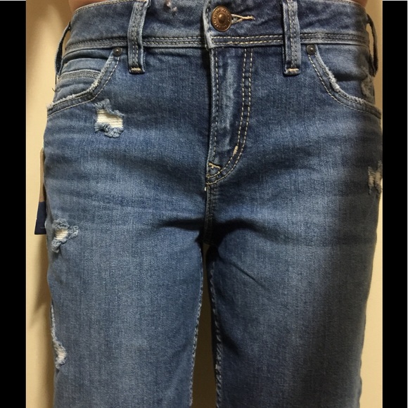 Silver Jean Avery Straight Indigo Crop Jeans 29 - Picture 8 of 8